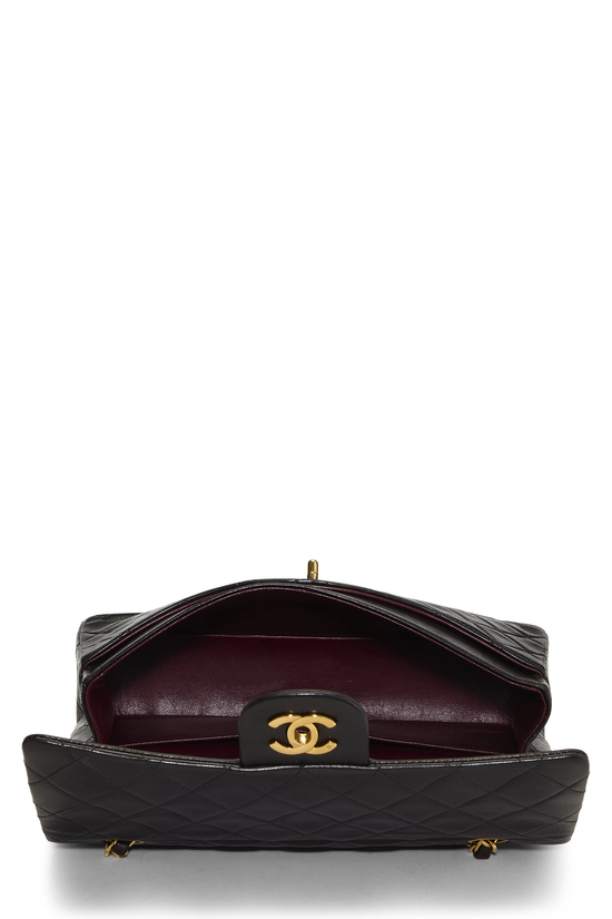 Black Quilted Lambskin Classic Double Flap Medium, , large image number 5