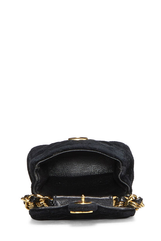 Chanel Black Velvet Handbag