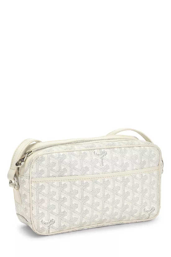 White Goyardine Sac Cap Vert, , large image number 1