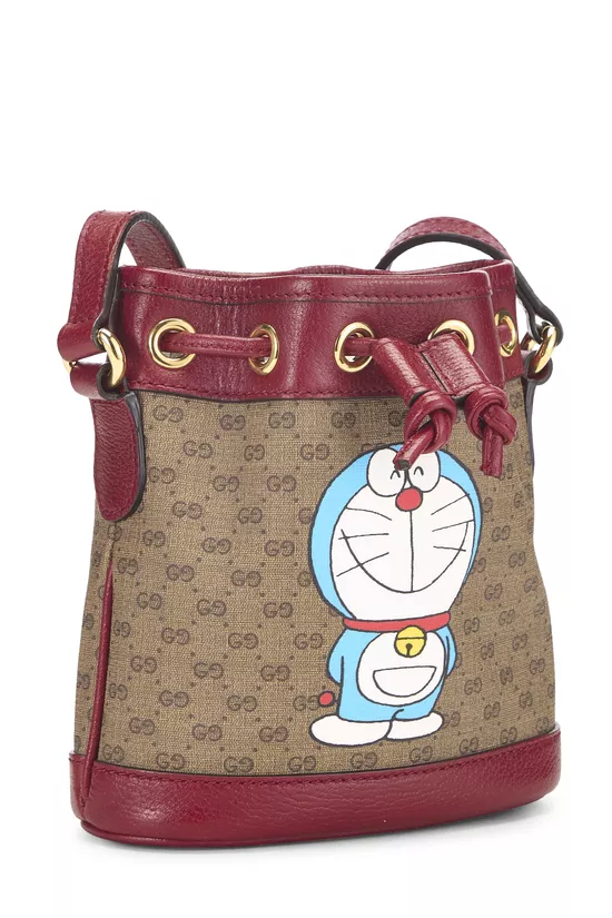 Doraemon x Gucci Coated Canvas Bucket Bag Mini, , large image number 1