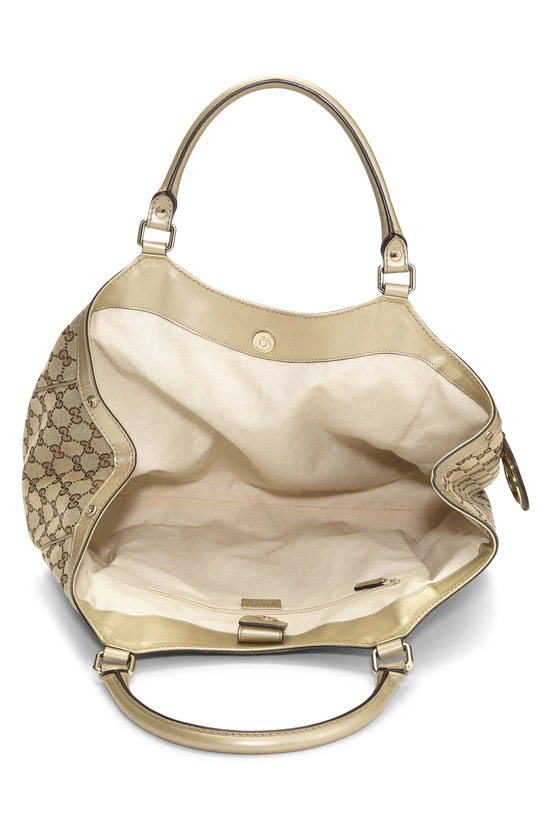 Gold Original GG Canvas Sukey Tote Large, , large image number 5