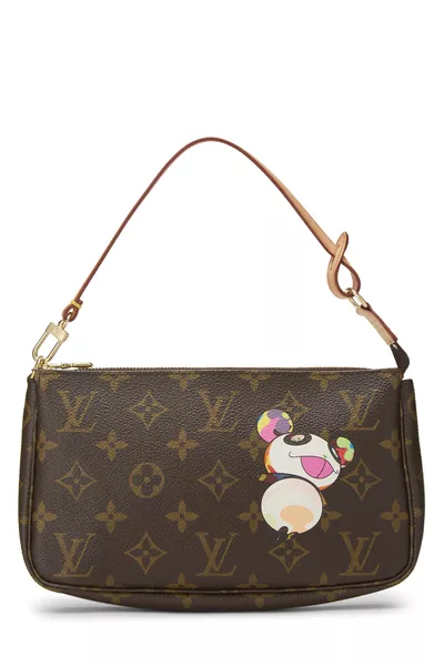Takashi Murakami x Louis Vuitton Monogram Canvas Panda Pochette Accessoires