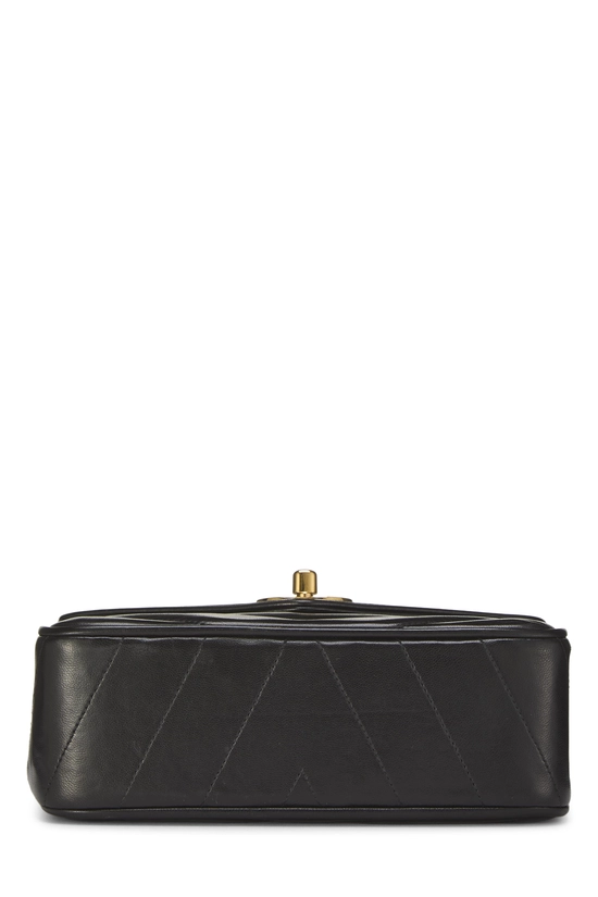 Black Lambskin Chevron Flap Mini, , large image number 4
