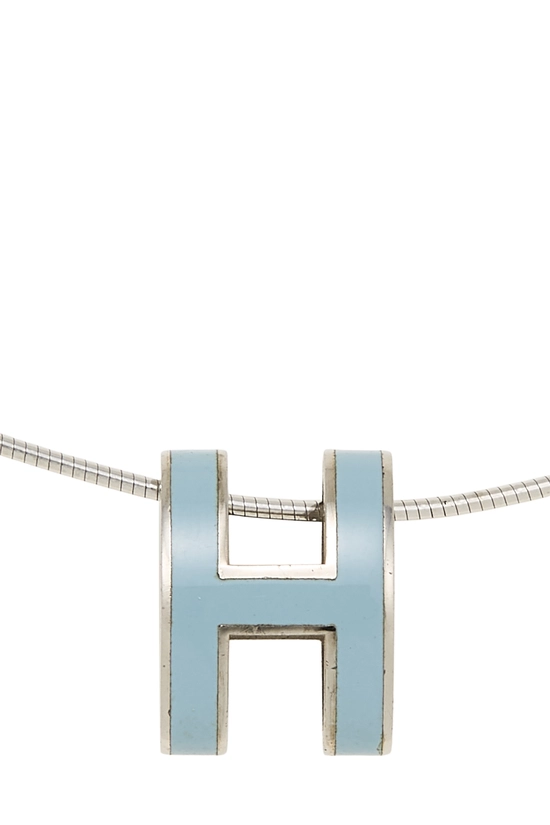 Blue Pop H Necklace, , large image number 1