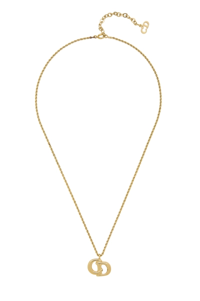 Gold 'CD' Necklace