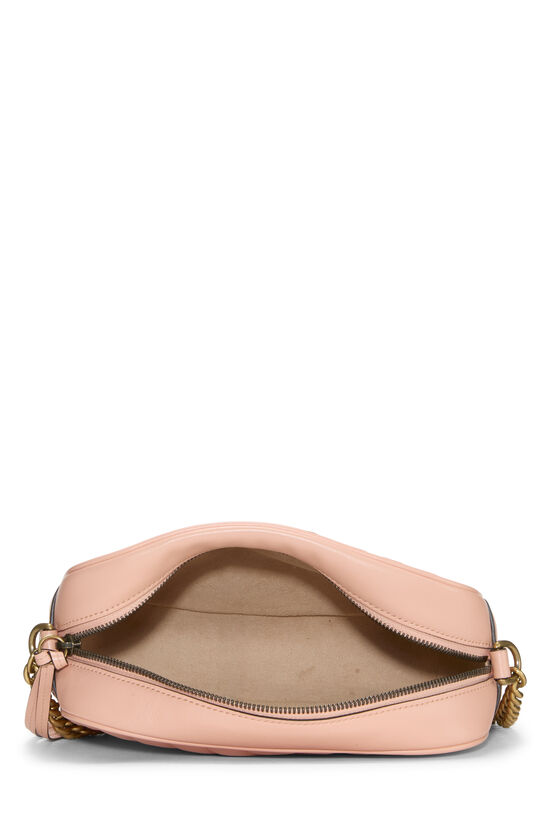 Pink Leather GG Marmont Crossbody Bag, , large image number 5