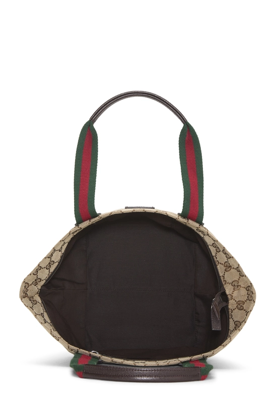 Original GG Canvas Soft Zip Tote, , large image number 5