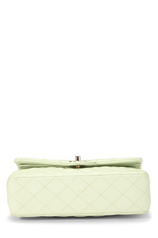 Green Quilted Caviar Classic Double Flap Small, , large image number 4