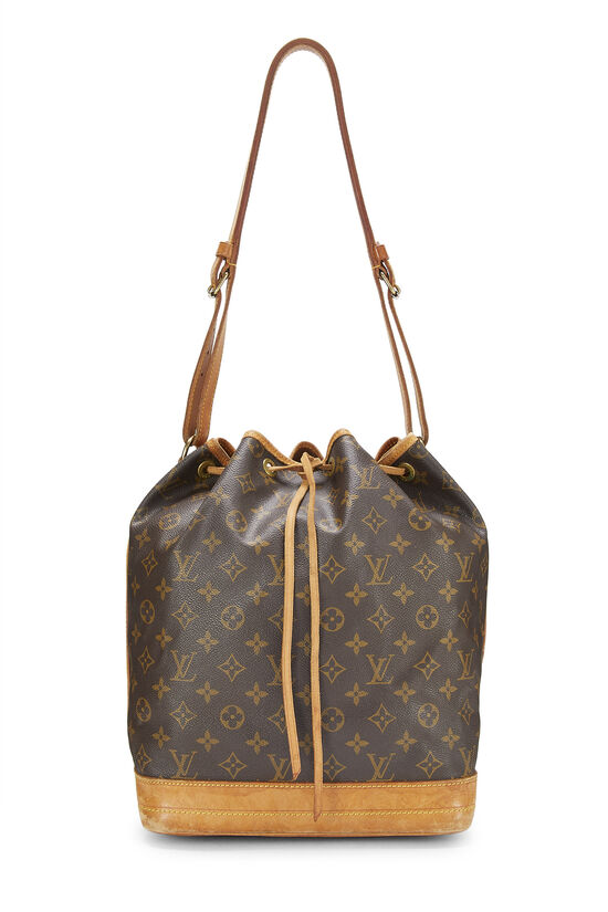 Louis Vuitton Noe Purse Monogram Brown In Coated Leather With Gold