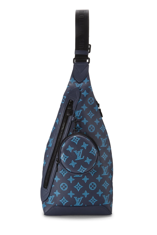 Blue Monogram Shadow Discovery Bumbag, , large image number 0