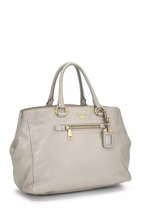 Beige Calfskin Convertible Tote Medium, , large image number 1