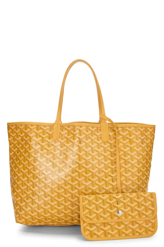 Yellow Goyardine Canvas Saint-Louis PM, , large image number 3