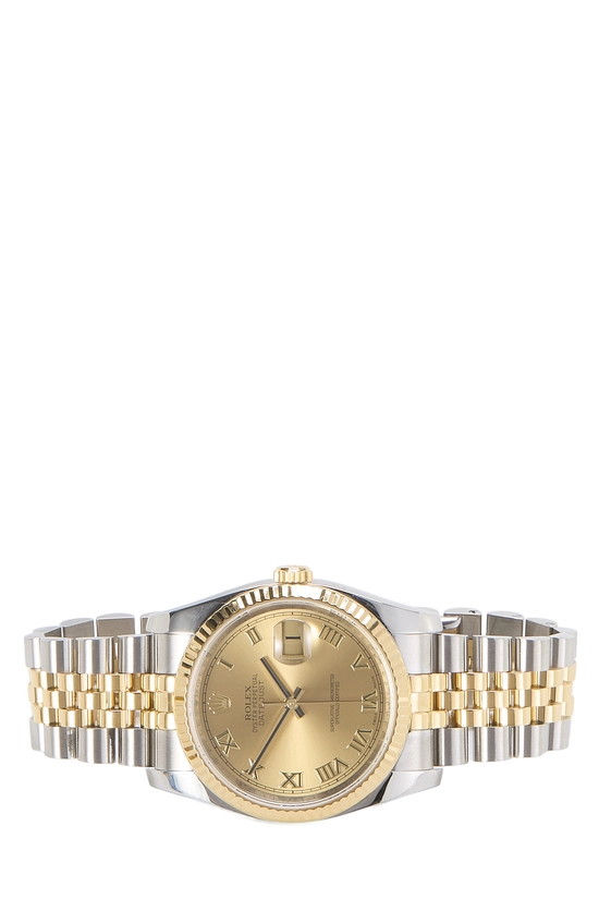 18K Gold Roman Dial Datejust 16233 36mm, , large image number 2