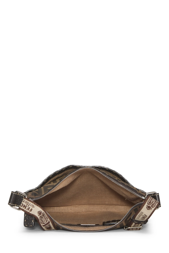 Brown Zucca Canvas Selleria Vertical Messenger Small, , large image number 5