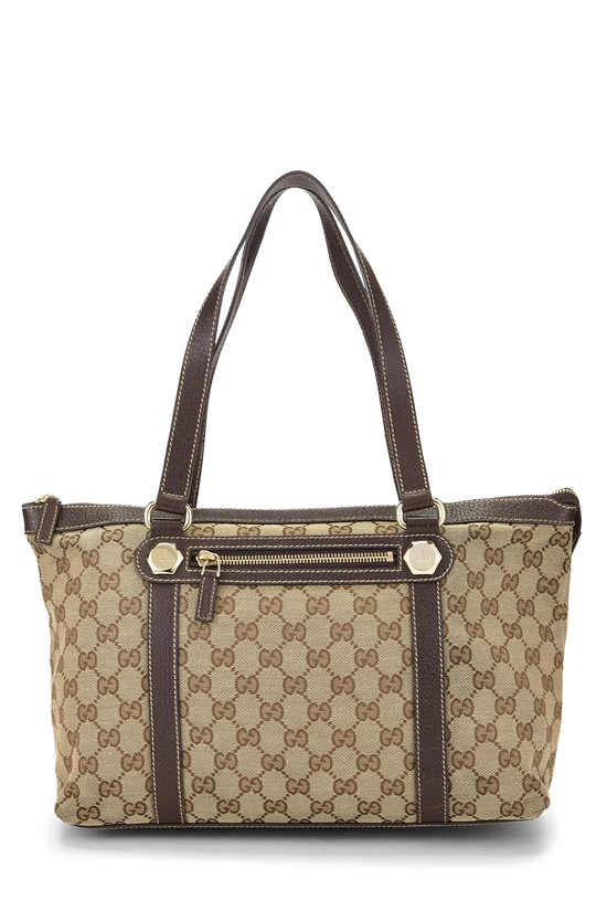Brown Original GG Canvas Tote, , large image number 0