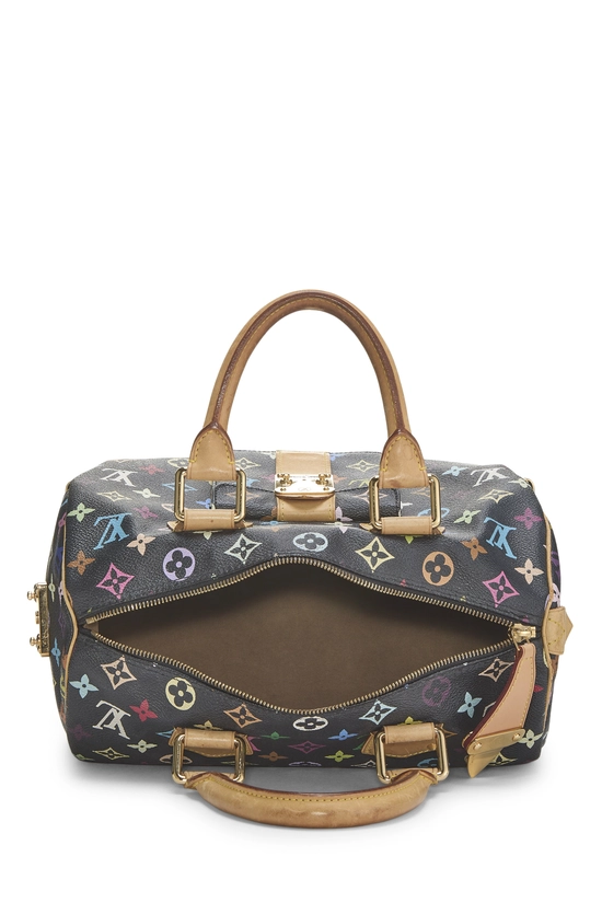 Takashi Murakami x Louis Vuitton Black Monogram Multicolore Speedy 30, , large image number 3