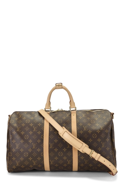 Monogram Canvas Keepall Bandouliere 50
