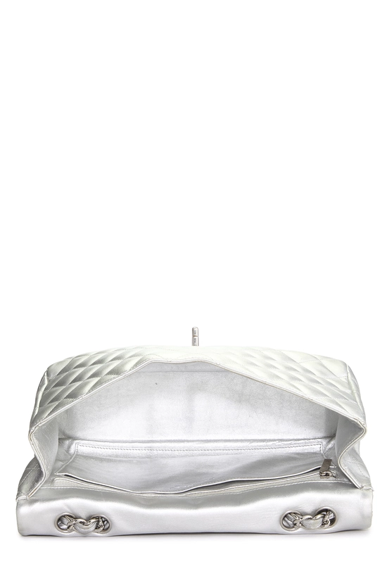 Silver Quilted Leather New Classic Jumbo, , large image number 5