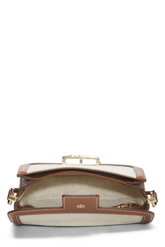 Brown Canvas Shoulder Bag, , large image number 5