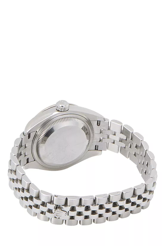 18K White Gold & Stainless Steel Roman Diamond Datejust 279384 28mm, , large image number 3