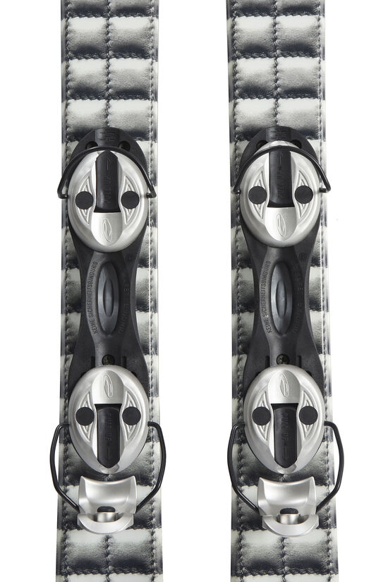Black & White Carbon Fiber Skis & Poles, , large image number 2