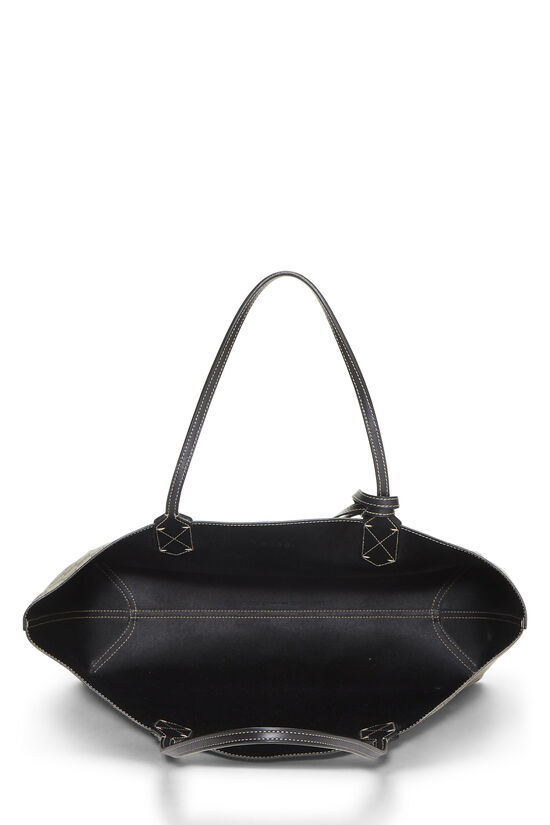 Gucci Black & Original GG Supreme Canvas Reversible Tote 