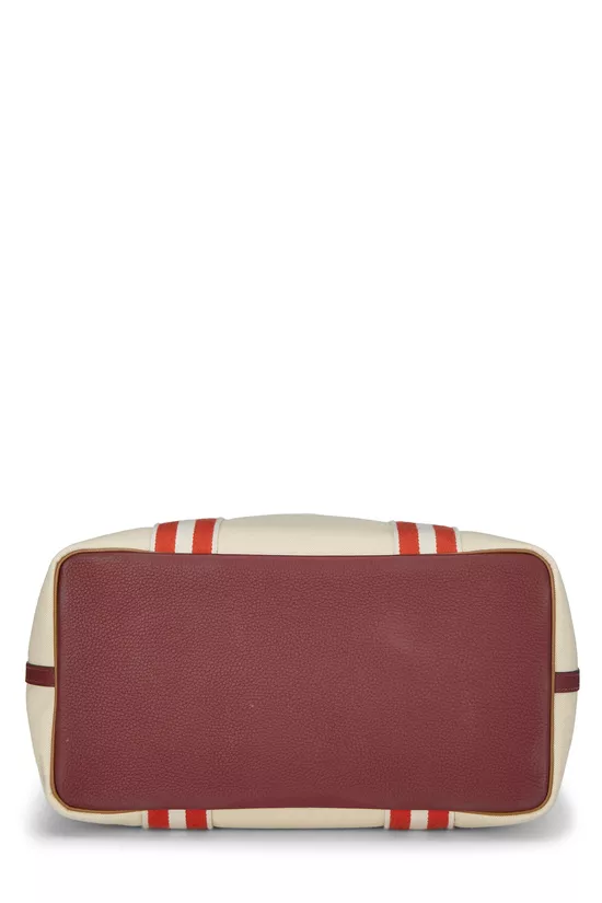 Beige Canvas Pursangle Tote, , large image number 4