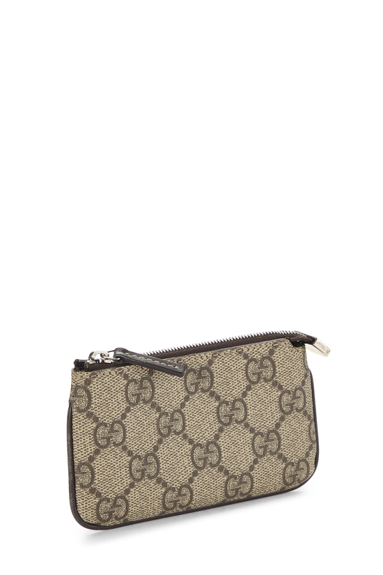 Brown GG Supreme Canvas Key Case, , large image number 1