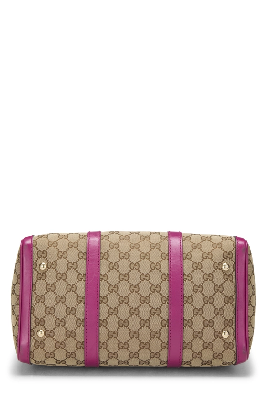 Pink Original GG Canvas Boston Handbag Medium, , large image number 4
