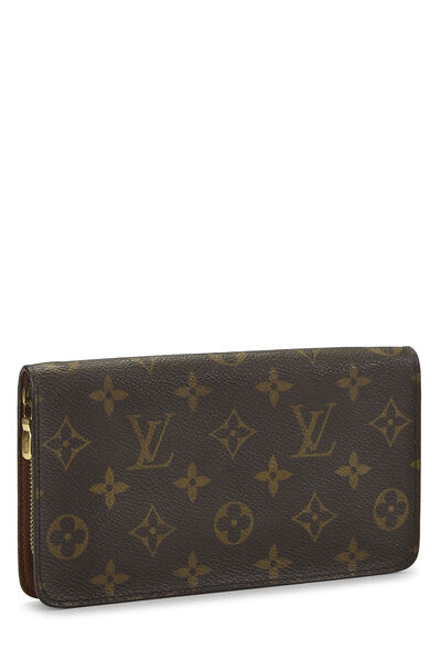 Monogram Canvas Porte Monnaie Zip Wallet, , large