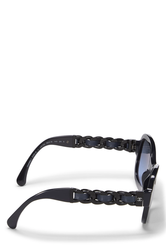 Black Acetate Sunglasses 5465, , large image number 3