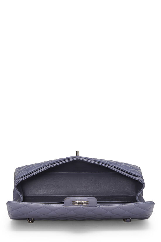 Blue Quilted Lambskin Classic Double Flap Medium, , large image number 5