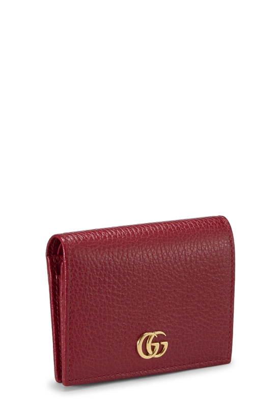 Red Leather GG Card Case, , large image number 1
