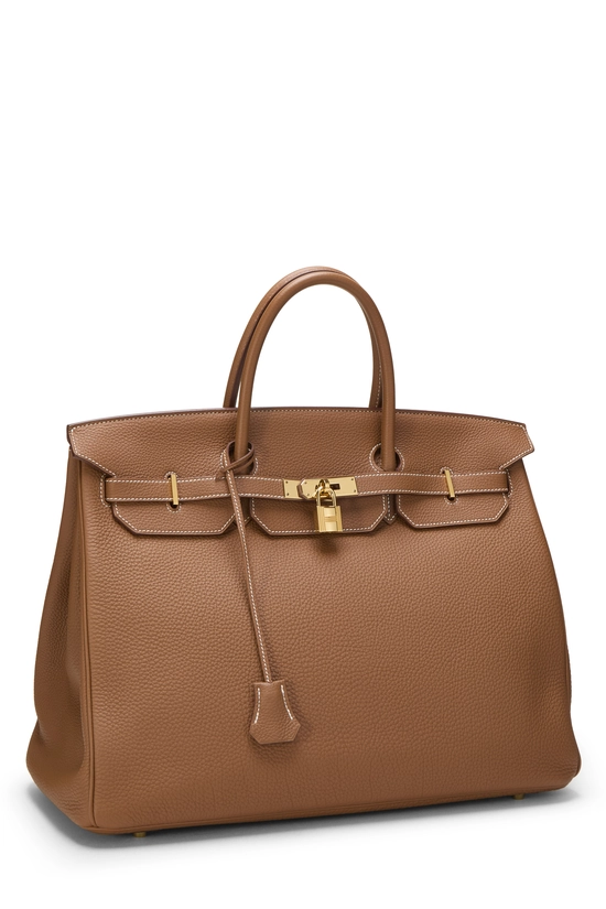 Gold Togo Birkin 40, , large image number 1