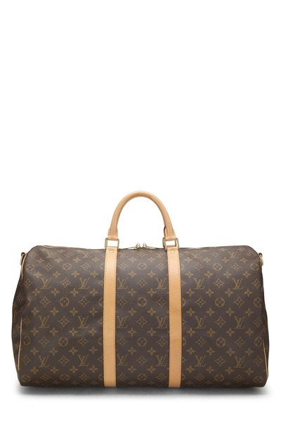 Monogram Canvas Keepall Bandouliere 50