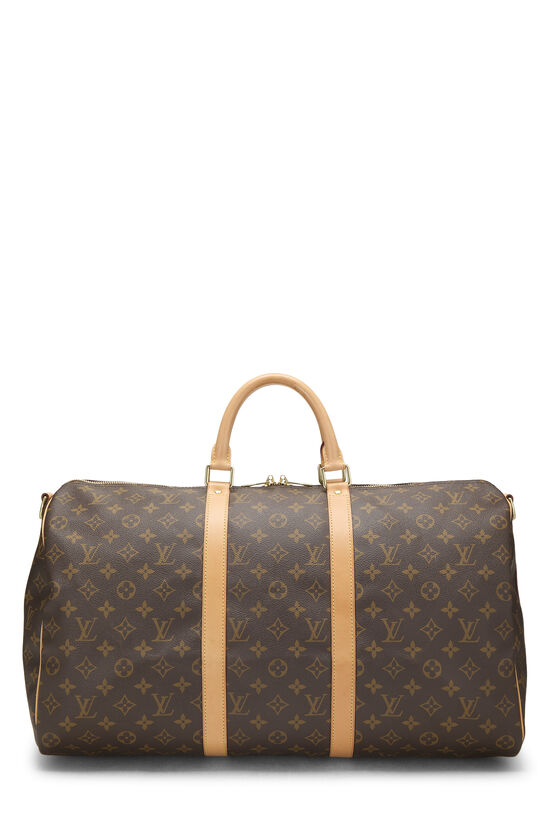 Monogram Canvas Keepall Bandouliere 50, , large image number 0
