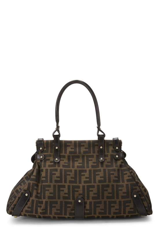 Brown Zucca Canvas Magic Top Handle Bag, , large image number 3