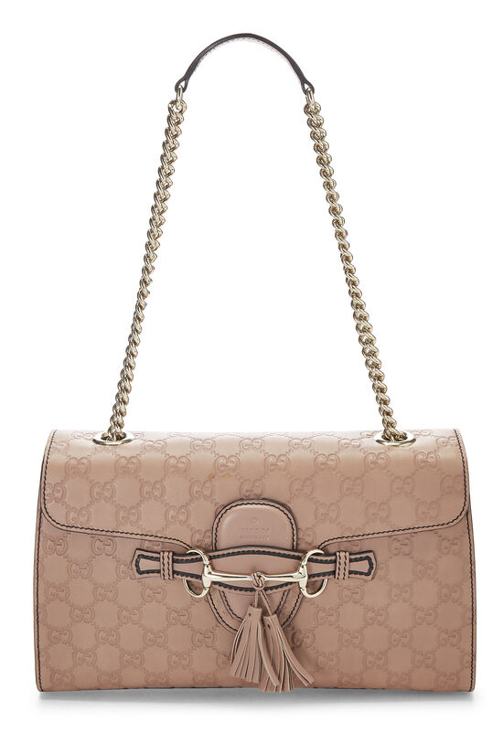 Pink Guccissima Emily Chain Shoulder Bag, , large image number 0