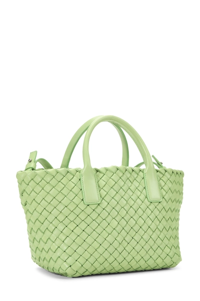 Bottega Veneta Green Intrecciato Cabat Tote Mini — photo 2