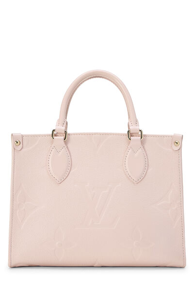 Pink Giant Monogram Empreinte On The Go PM