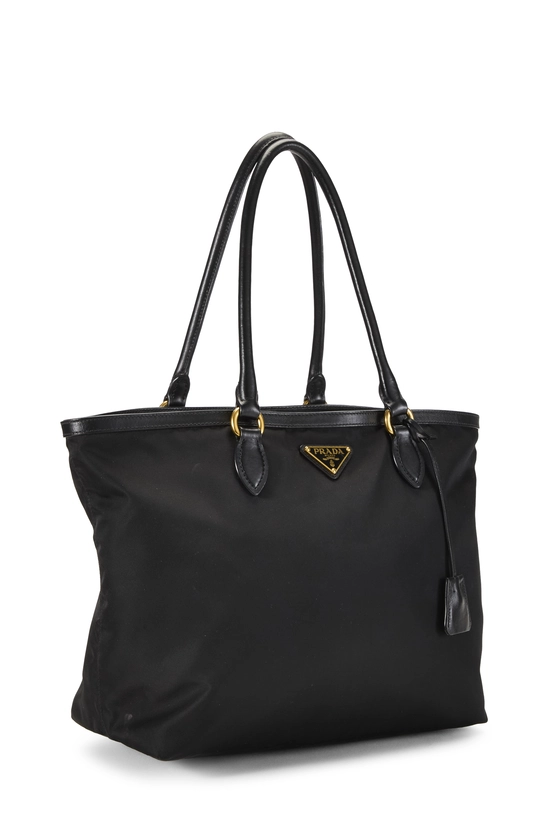 Black Nylon Handbag, , large image number 1