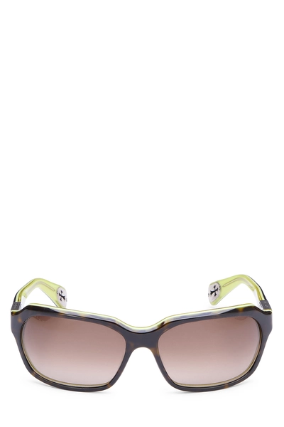 Brown Acetate Inject Sunglasses