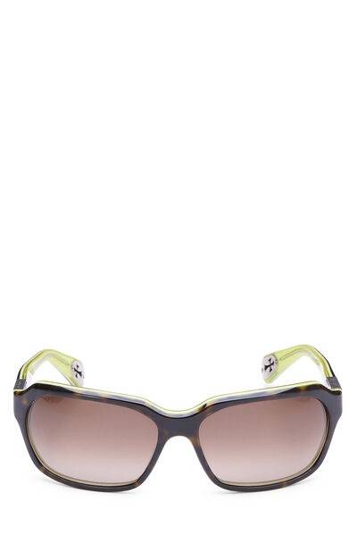 Brown Acetate Inject Sunglasses