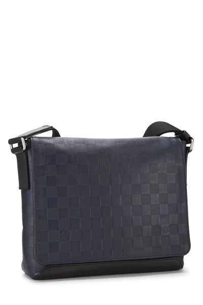 Louis Vuitton Navy Damier Infini District Messenger PM — photo 2