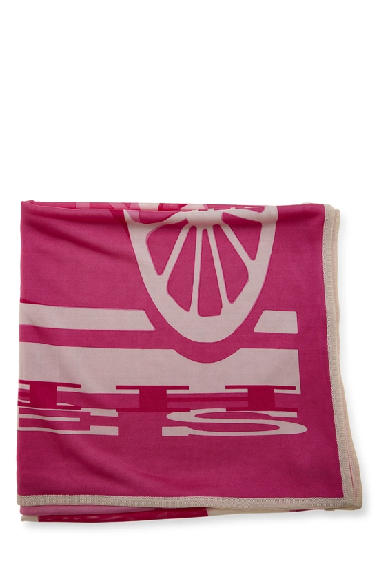 Pink & Cream 'Caleche Elastique' Silk Scarf 90, , large image number 1