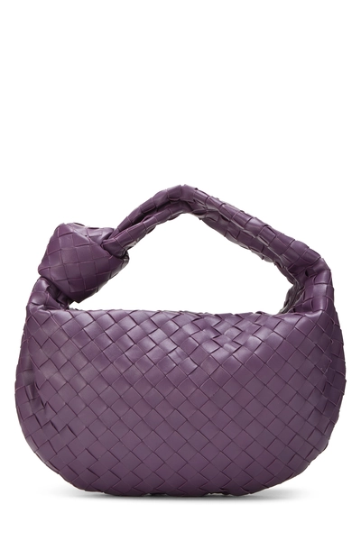 Bottega Veneta Purple Intrecciato Leather Teen Jodie