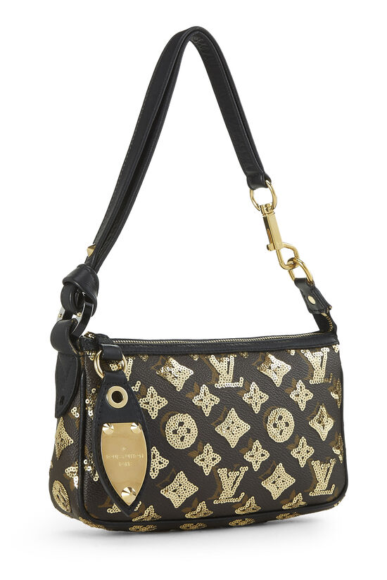 Gold Monogram Eclipse Pochette Accessoires, , large image number 1