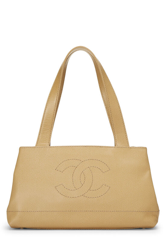 Chanel Tan Caviar Leather Handbag Q6B04W0FIB001