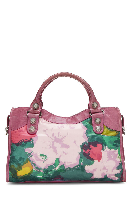 Pink Leather & Floral Satin Giant 21 City , , large image number 5