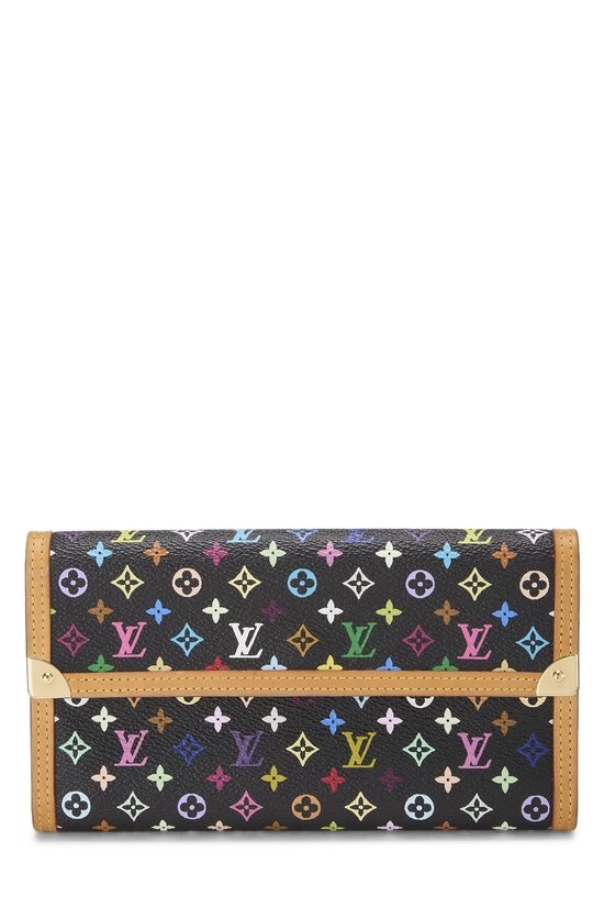 Takashi Murakami x Louis Vuitton Black Monogram Multicolore International, , large image number 0